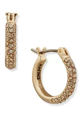 Pav Huggie Earrings
