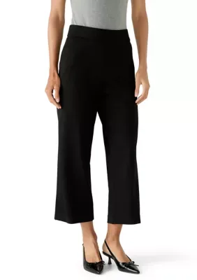 Wide Leg Crop Pants by Anne Klein