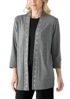 Open Cardigan Sweater by Rafaella