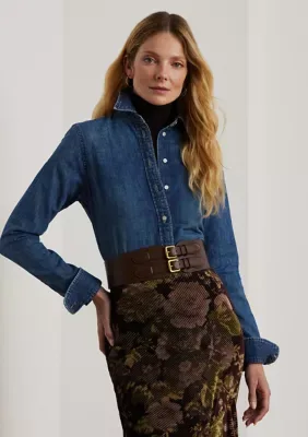 Lauren Ralph Lauren Classic Fit Denim Shirt by Ralph Lauren