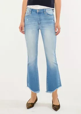 Lenny Essentials High Rise Crop Flare by Kancan