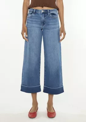 Fig Essentials Mid Rise Crop Wide by Kancan
