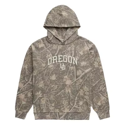 NCAA Oregon Ducks Back Bay Fleece Hoodie by Uscape Apparel