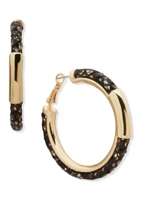 Snake Hoop Earrings
