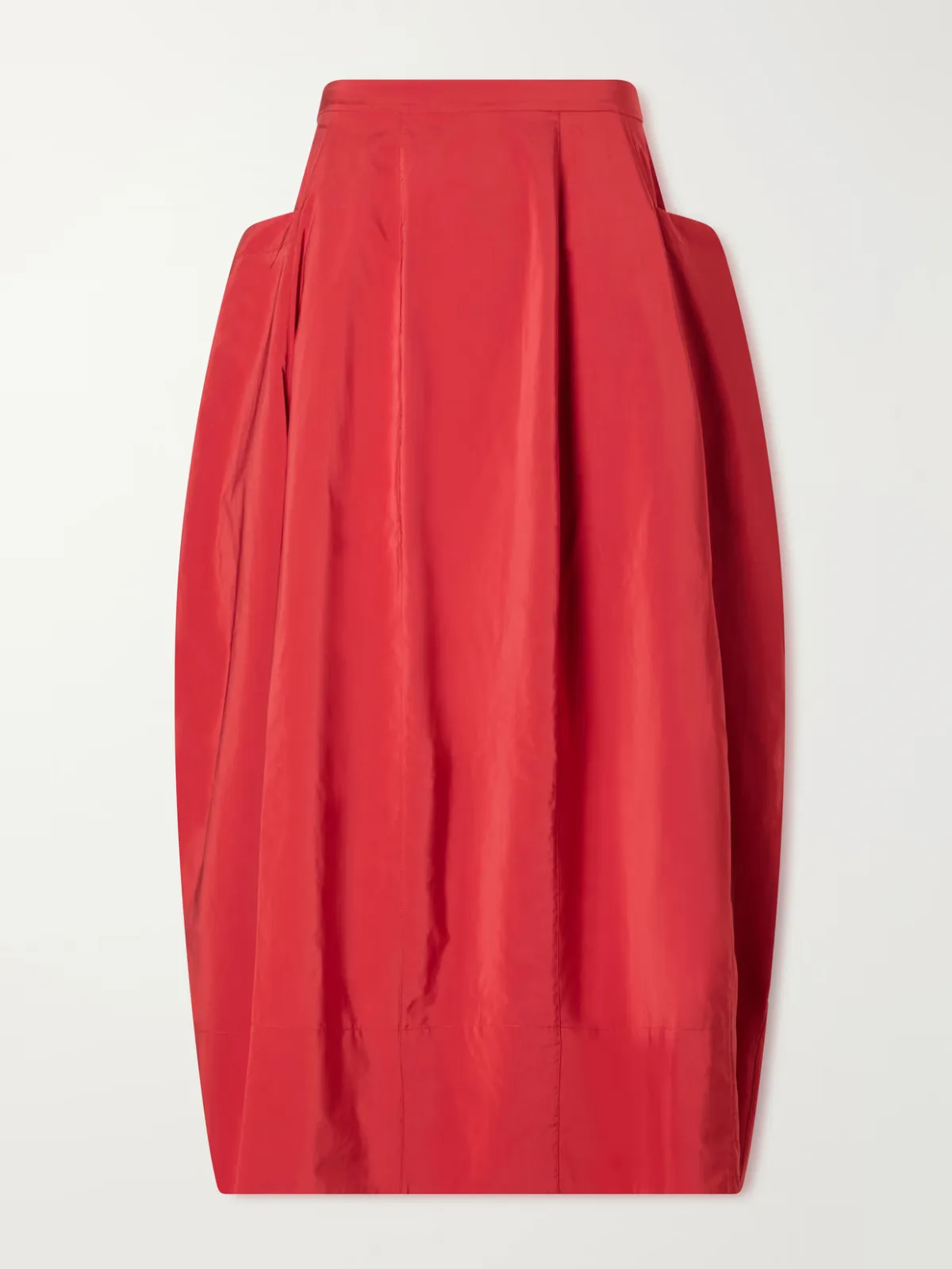 Lantern Paneled Shell Skirt