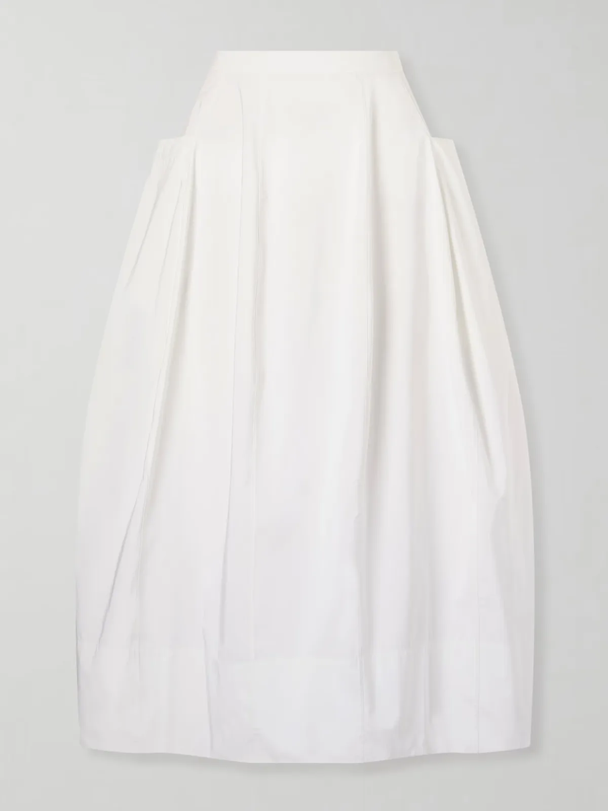 - Lantern Paneled Shell Skirt - by Tibi