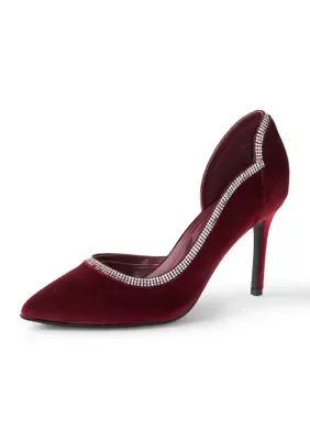 Besa Rhinestone Trimmed Pumps by BCBG