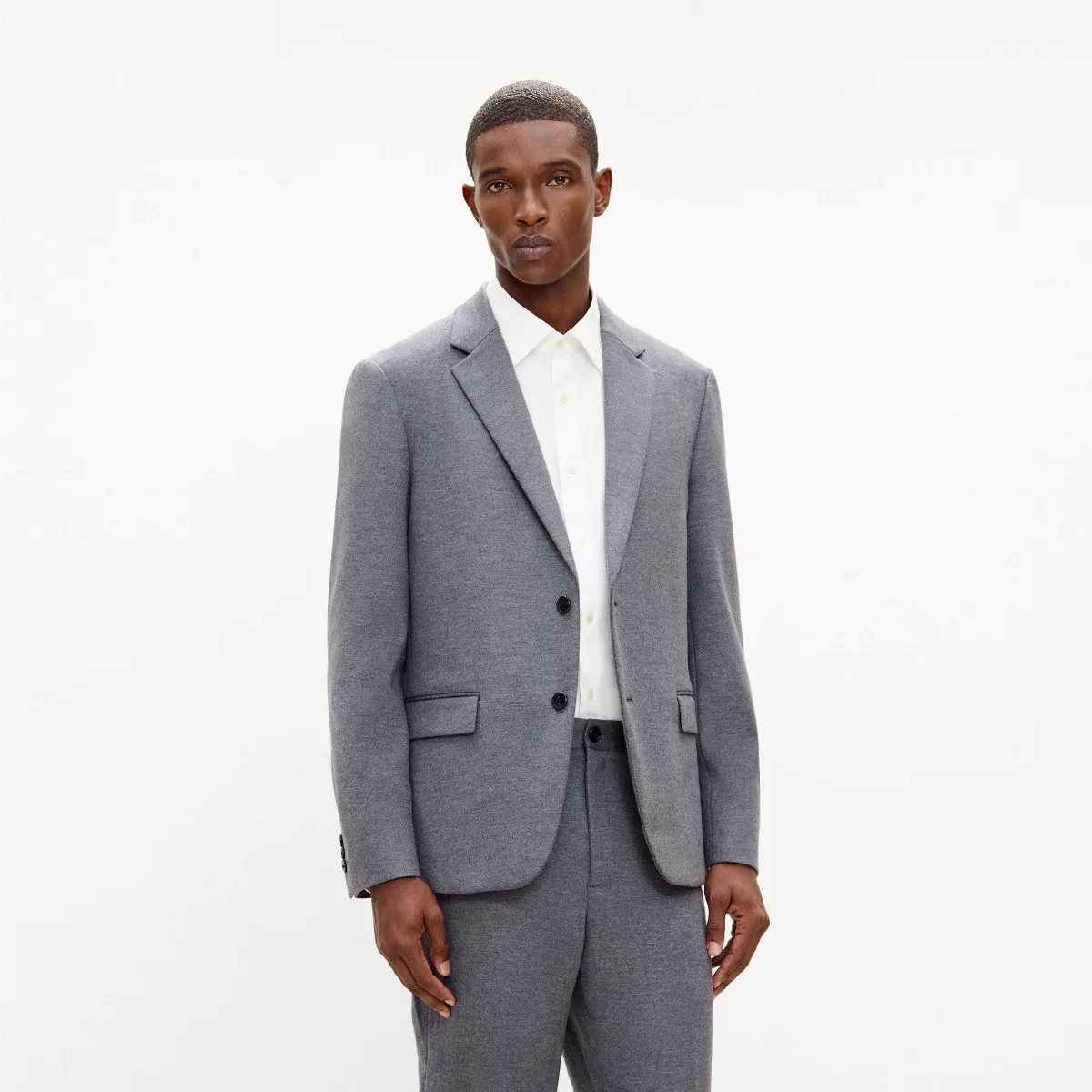 Clinton Blazer in Wool-Blend Knit by Theory