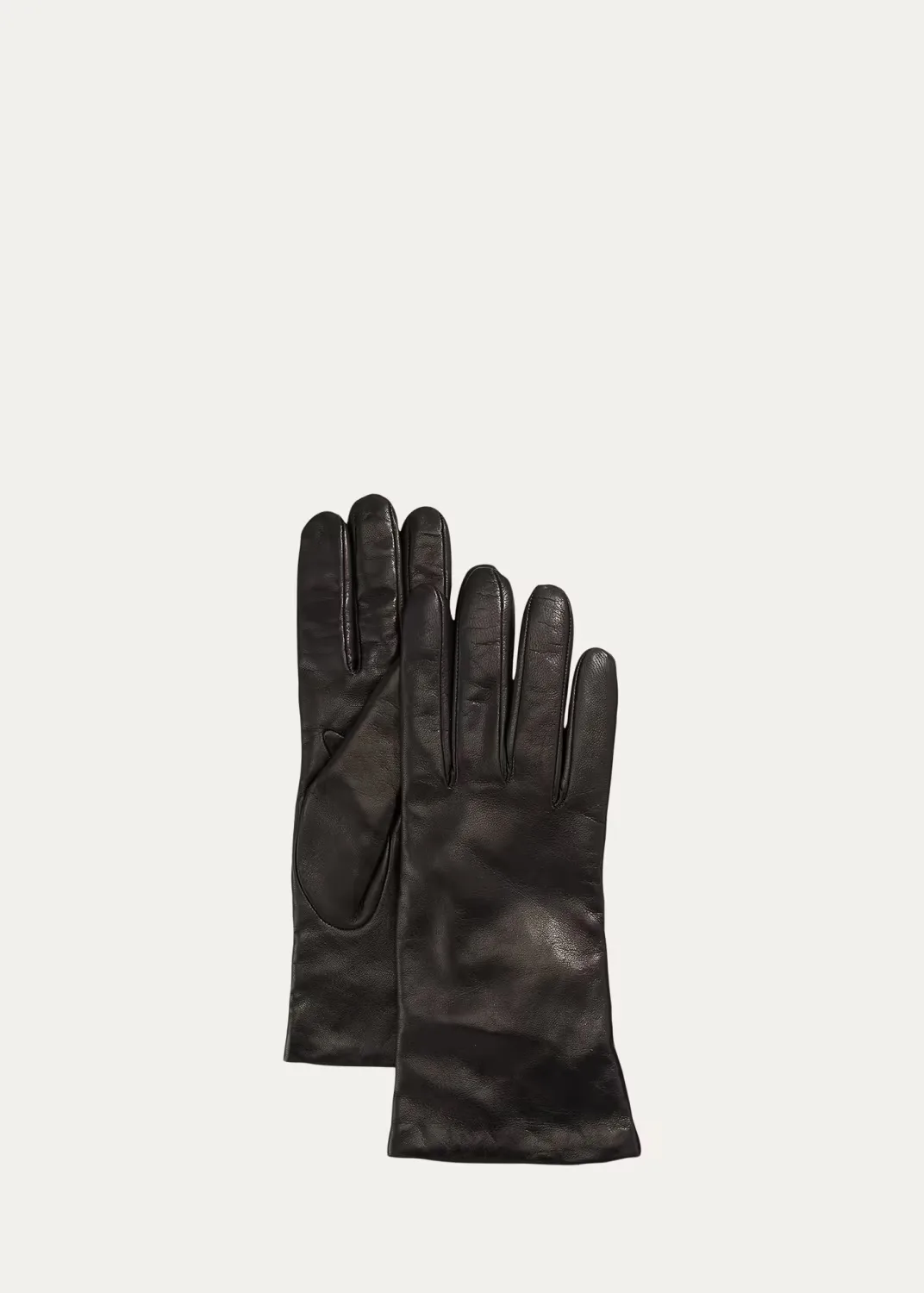 Cashmere-Lined Napa Leather Gloves