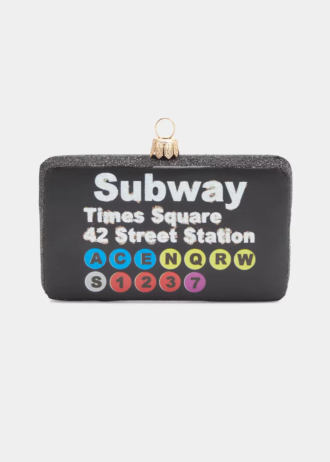 Subway Sign Christmas Ornament by Bergdorf Goodman