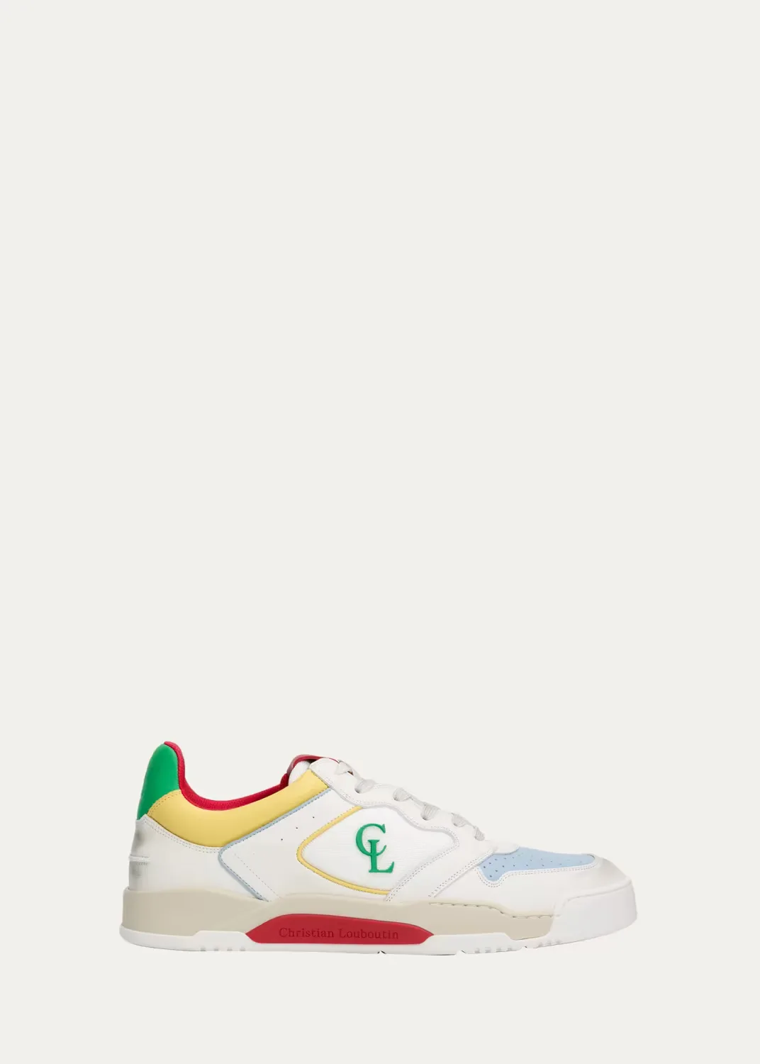 Bsktball 1 Retro Low-Top Sneakers by Christian Louboutin