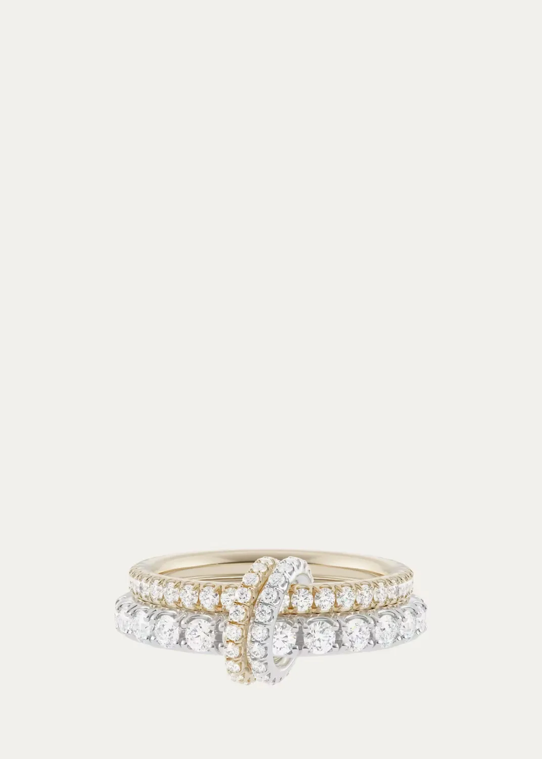 Cadence 18K Yellow and White Gold Diamond Ring by Spinelli Kilcollin