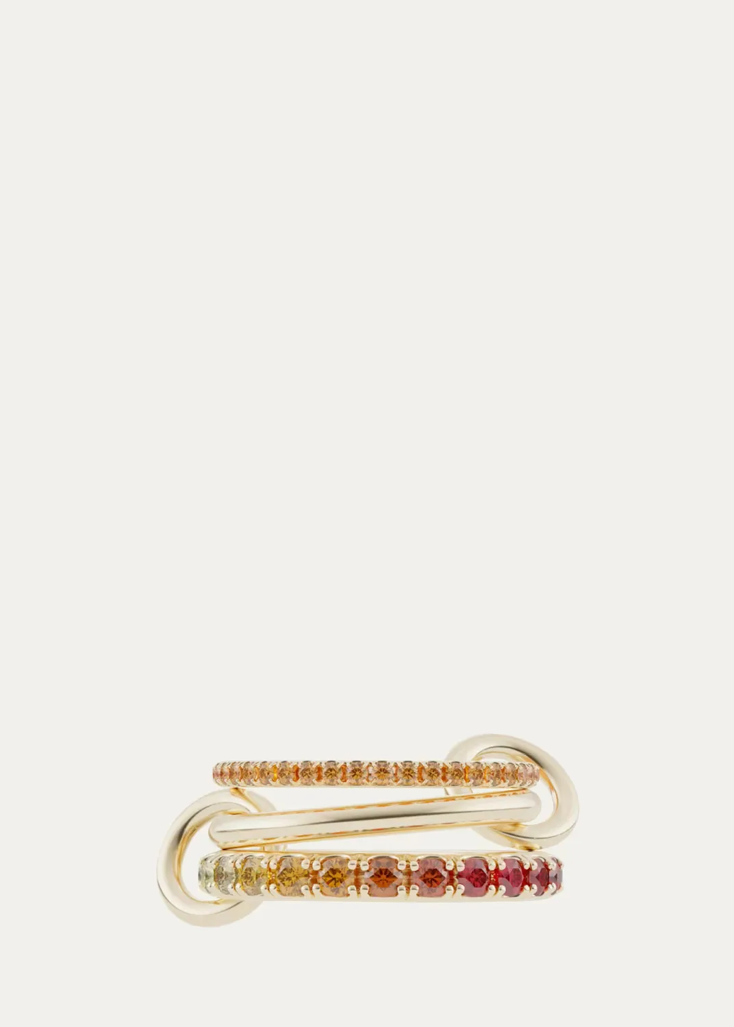 Norah 18K Yellow Gold Orange Ombre Ring by Spinelli Kilcollin