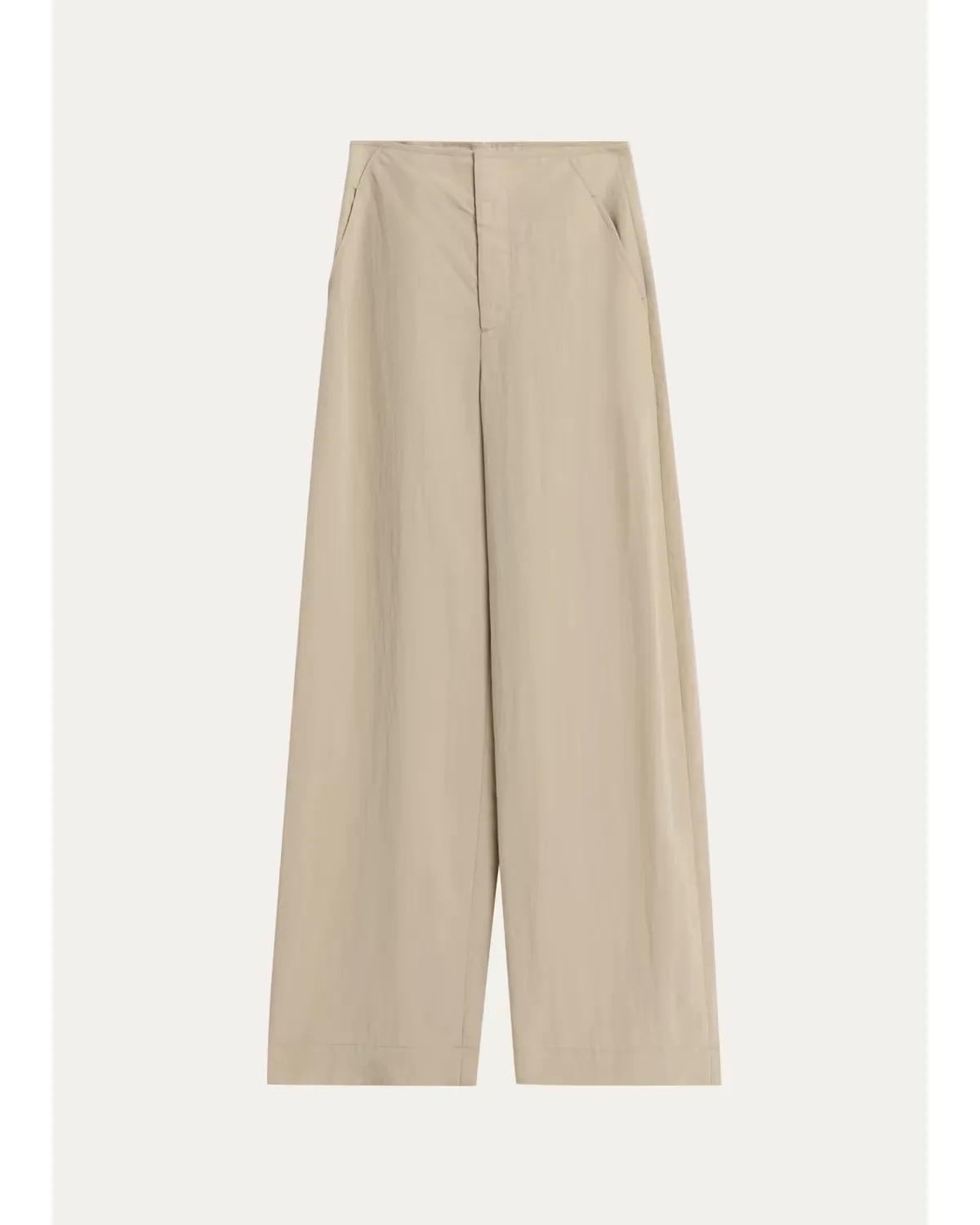 High-Rise Poplin Pants by Vince