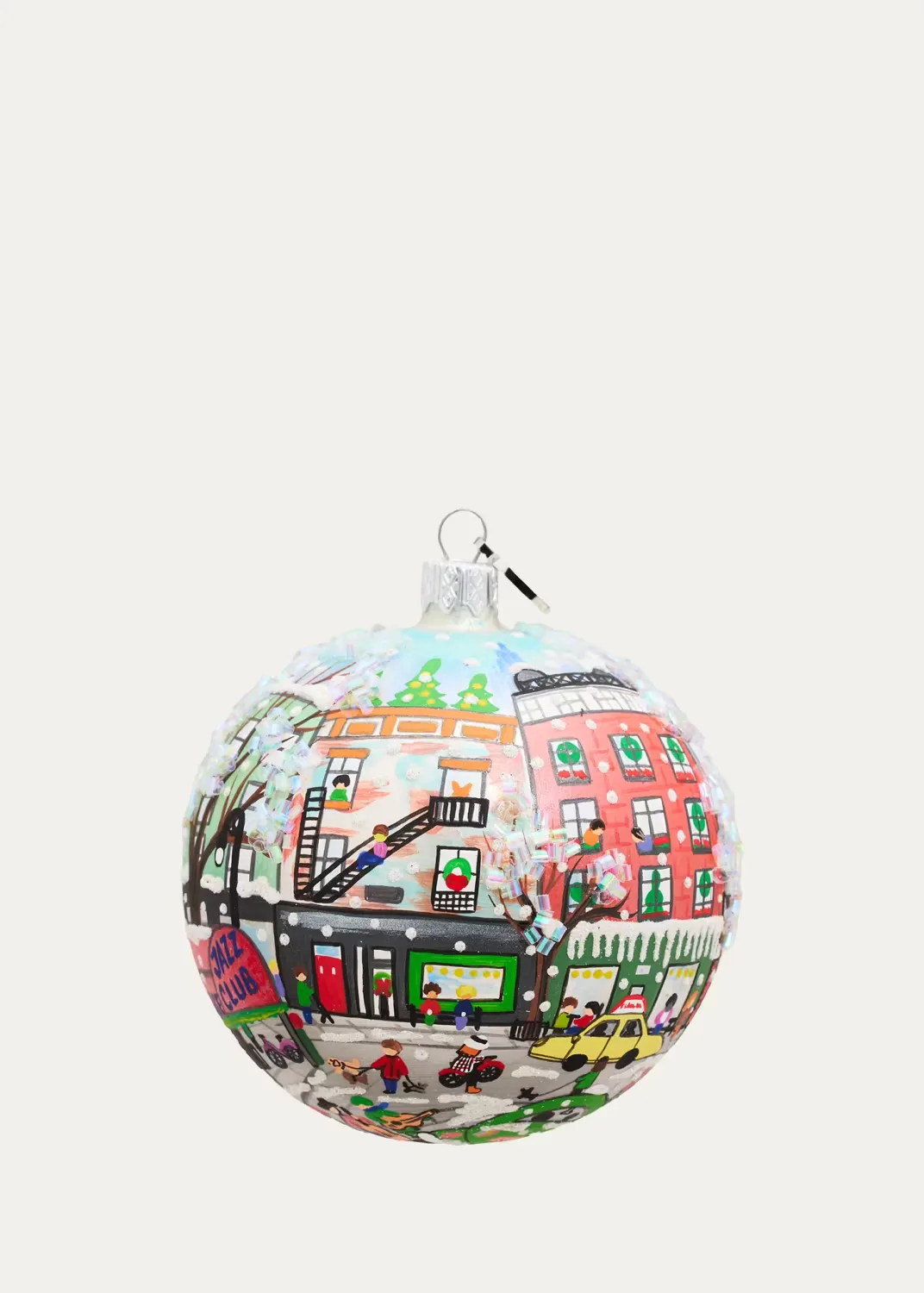 Greenwich Village Christmas Ornament by Michael Storrings