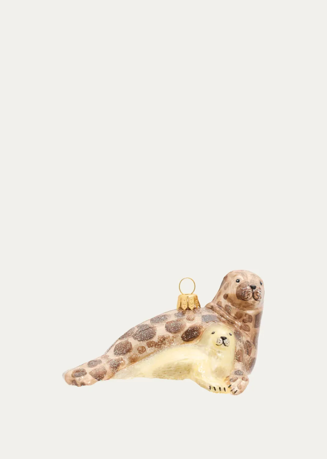 Spotted Seal Glass Ornament by Impuls