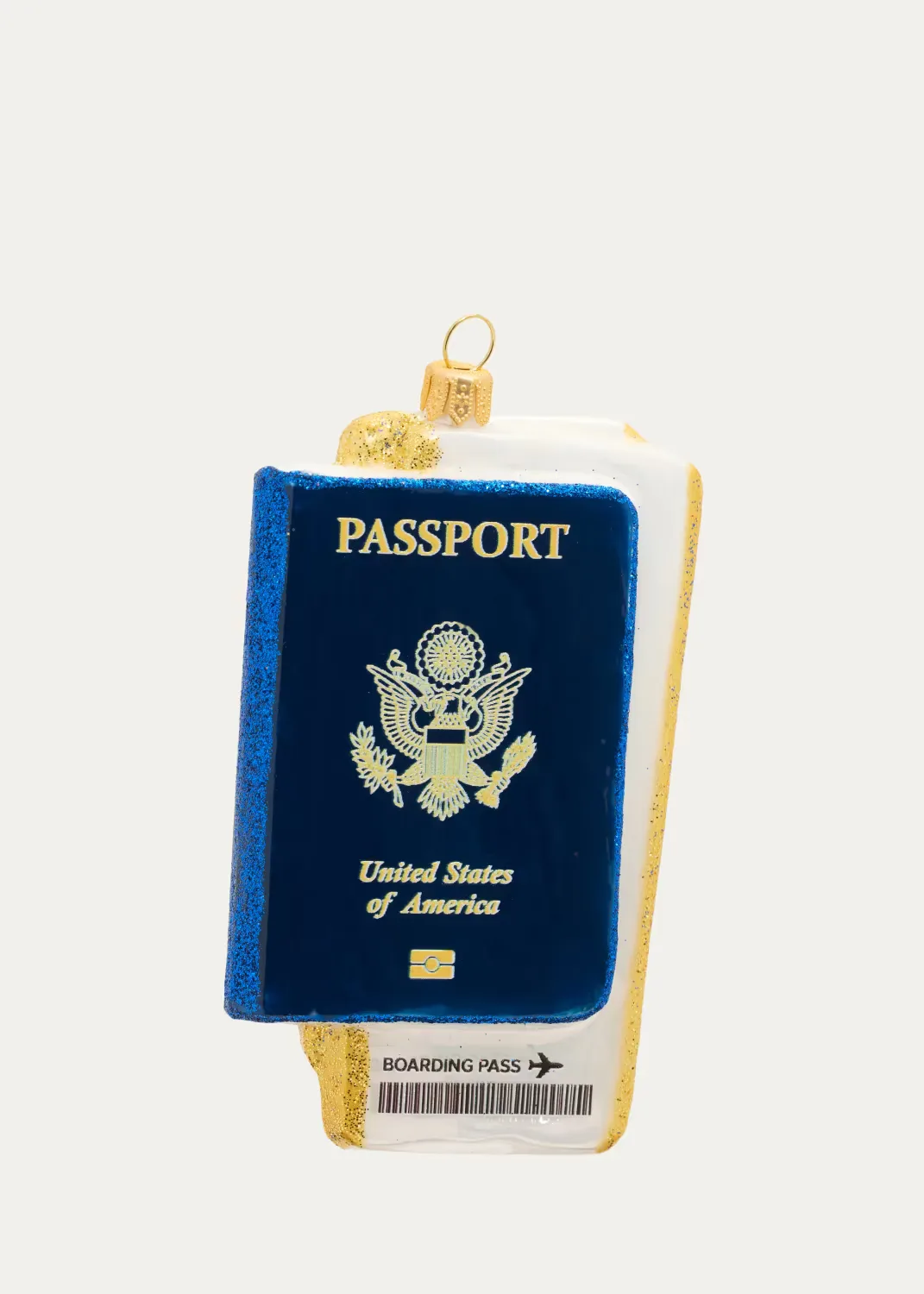 Glass Passport Ornament by Impuls