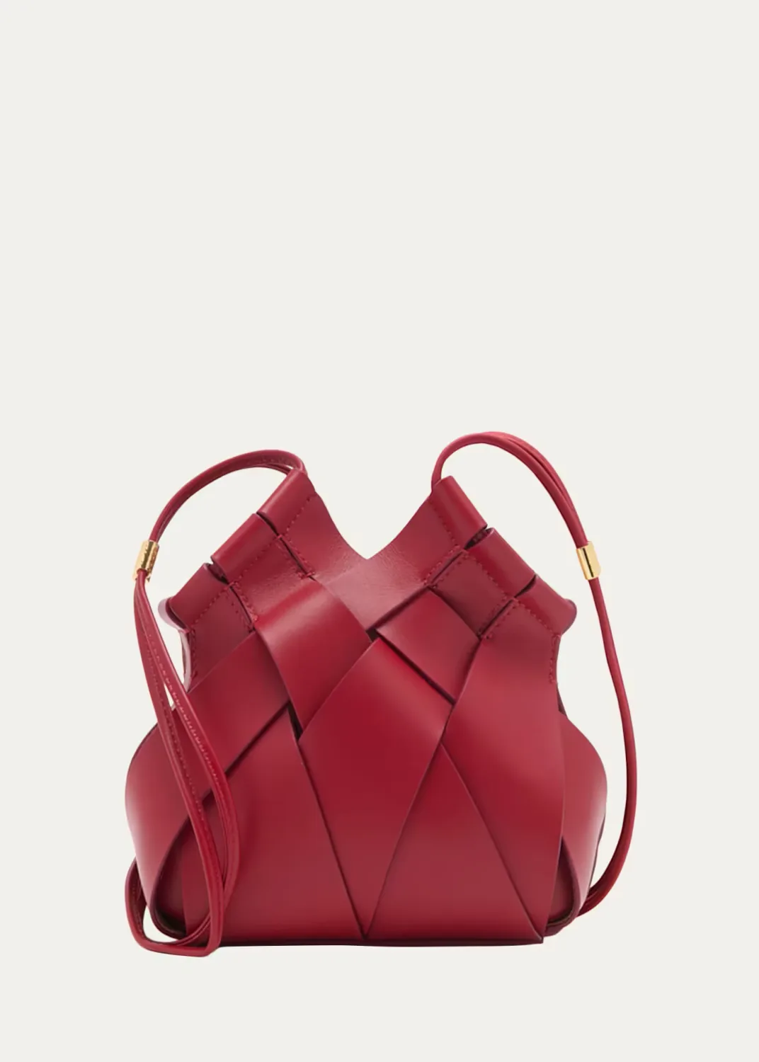 Charlotte Woven Leather Crossbody Bag by Ulla Johnson