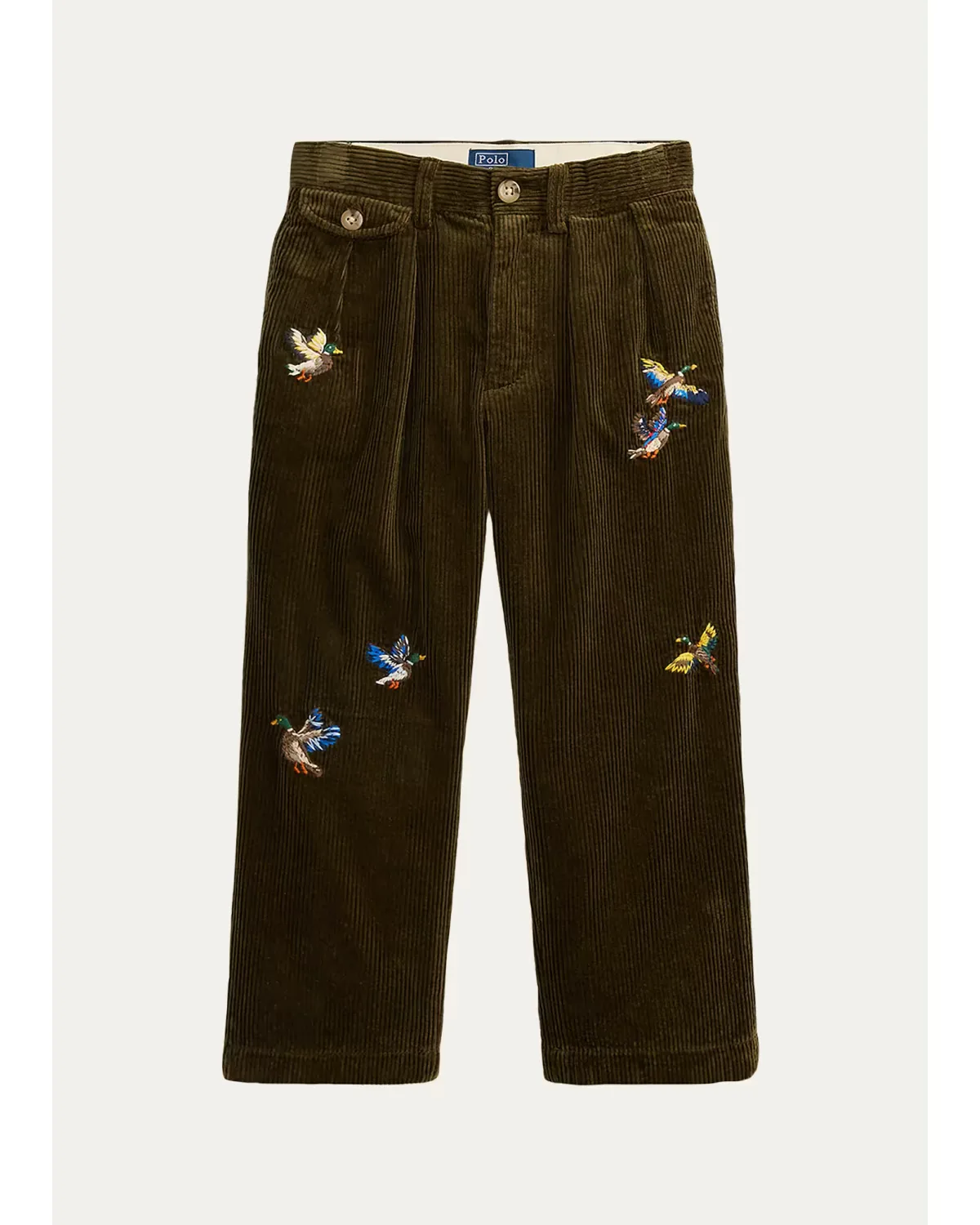 Whitman Duck-Embroidered Corduroy Pants by Ralph Lauren