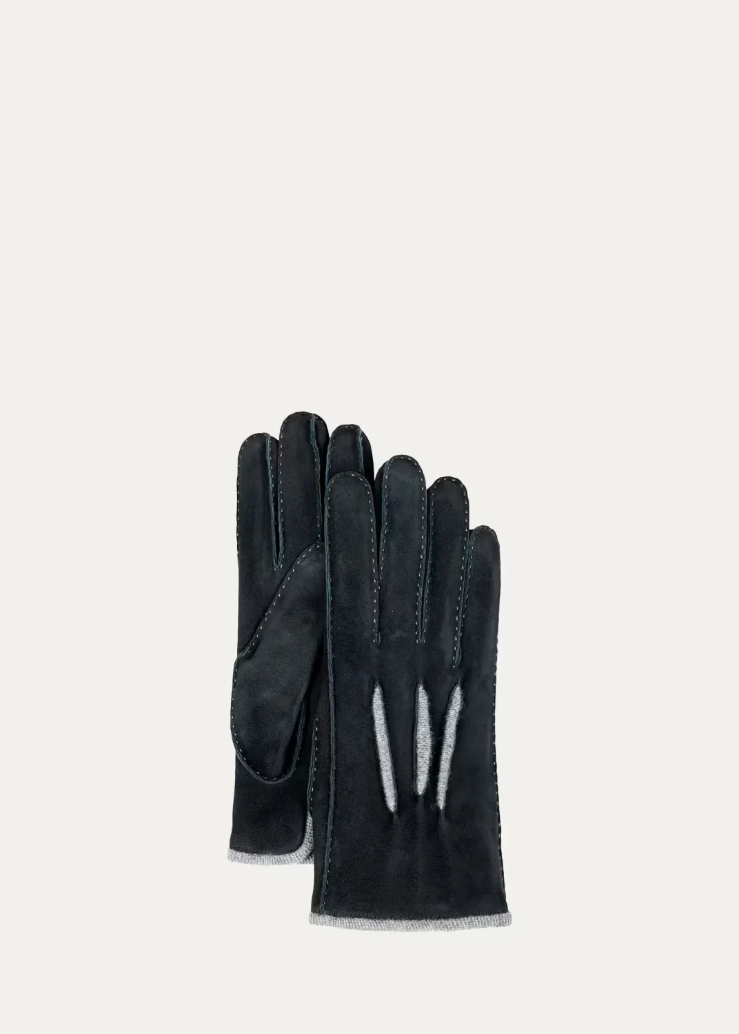 Suede & Cashmere Gloves by Bergdorf Goodman