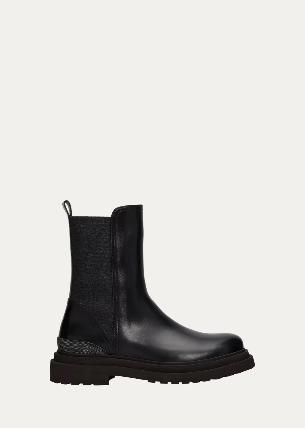 Leather Chelsea Boots by Brunello Cucinelli