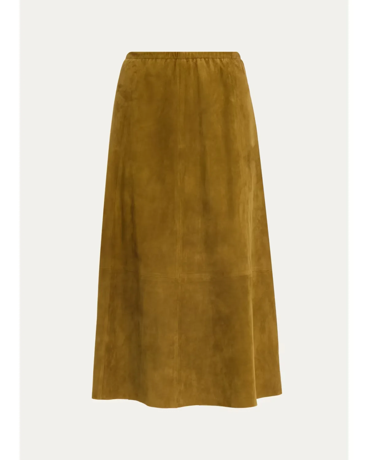 Suede Midi Skirt by Vince