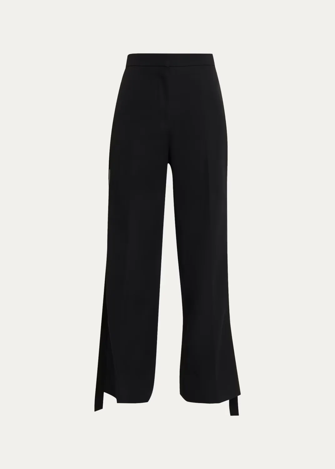 Virgin Wool Straight Pants