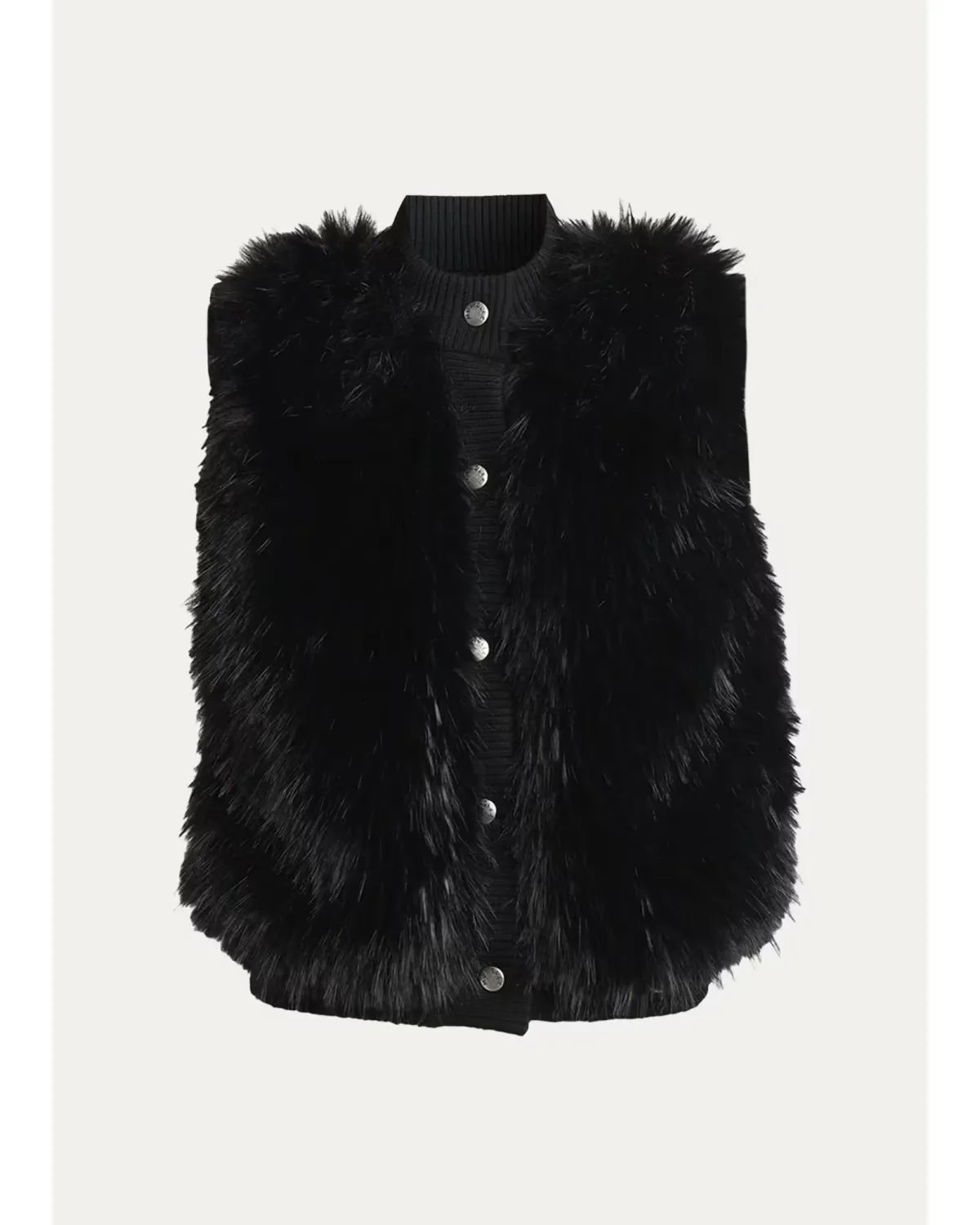 Tadorne Shearling Down-Fill Vest by Moncler