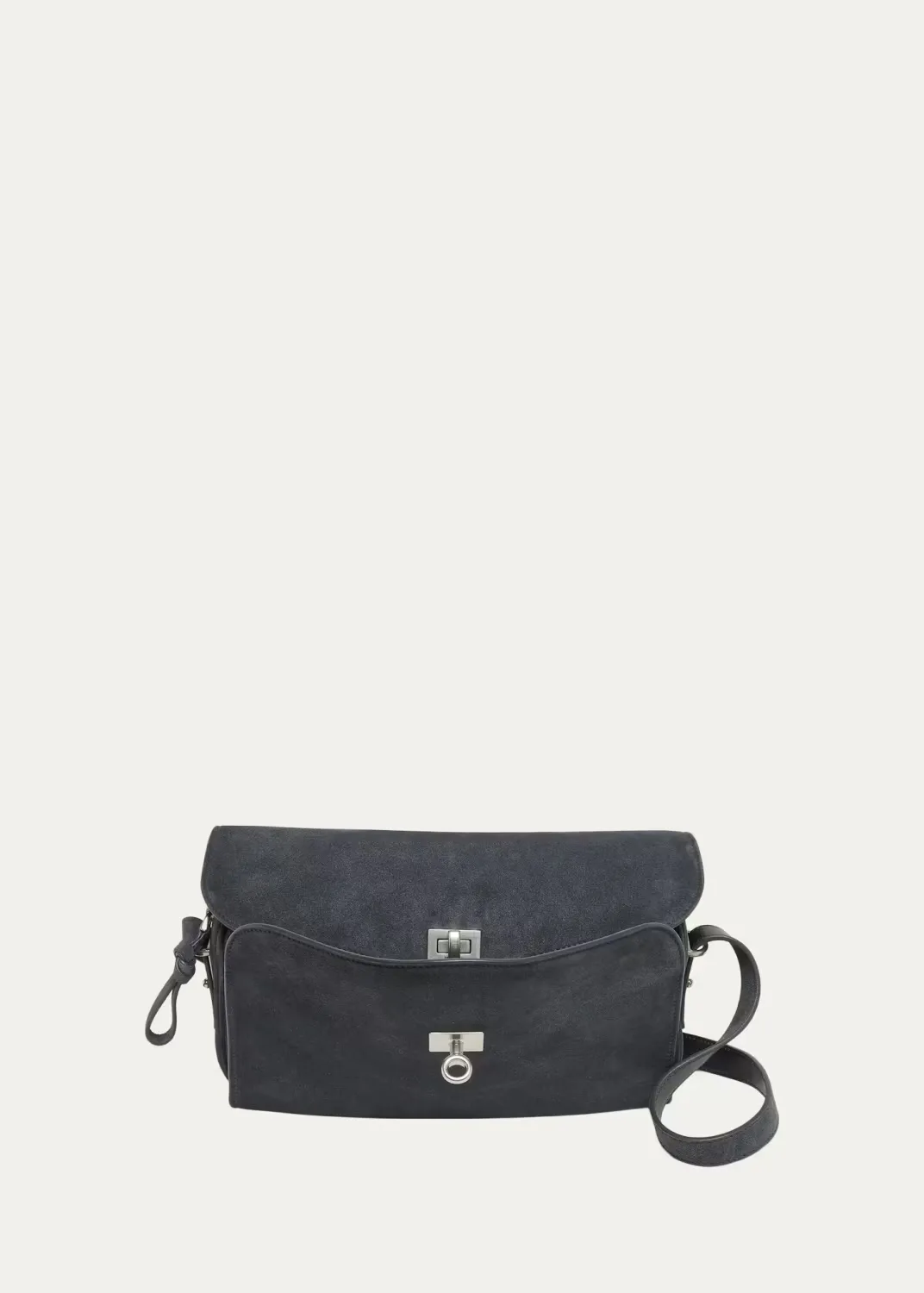 Waxed Suede Shoulder Bag by Balenciaga