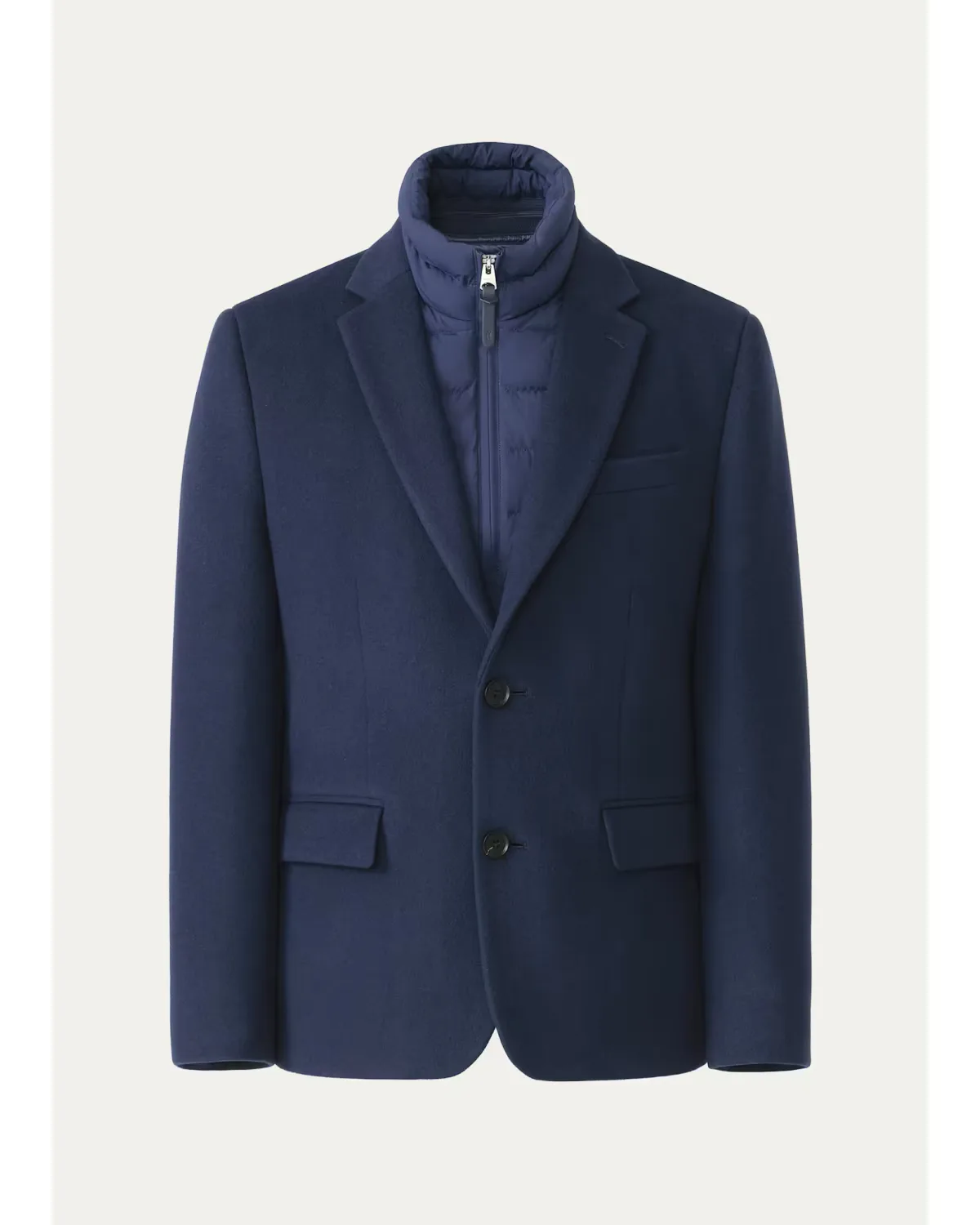 Sutton Wool Coat with Removable Down Bib by Mackage