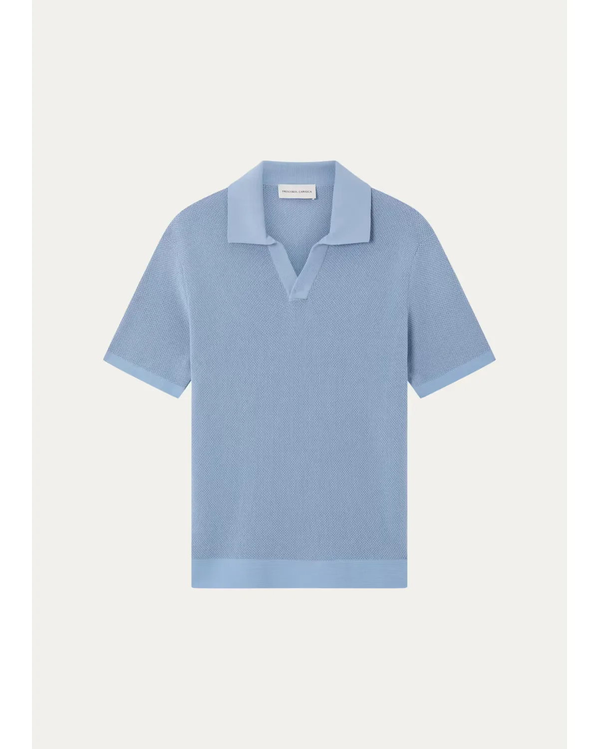Rino Cotton Knit Polo Shirt by Frescobol Carioca