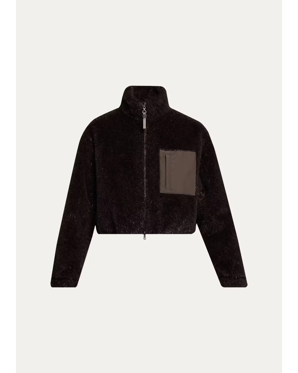 Sparkling Teddy Crop Jacket by Brunello Cucinelli