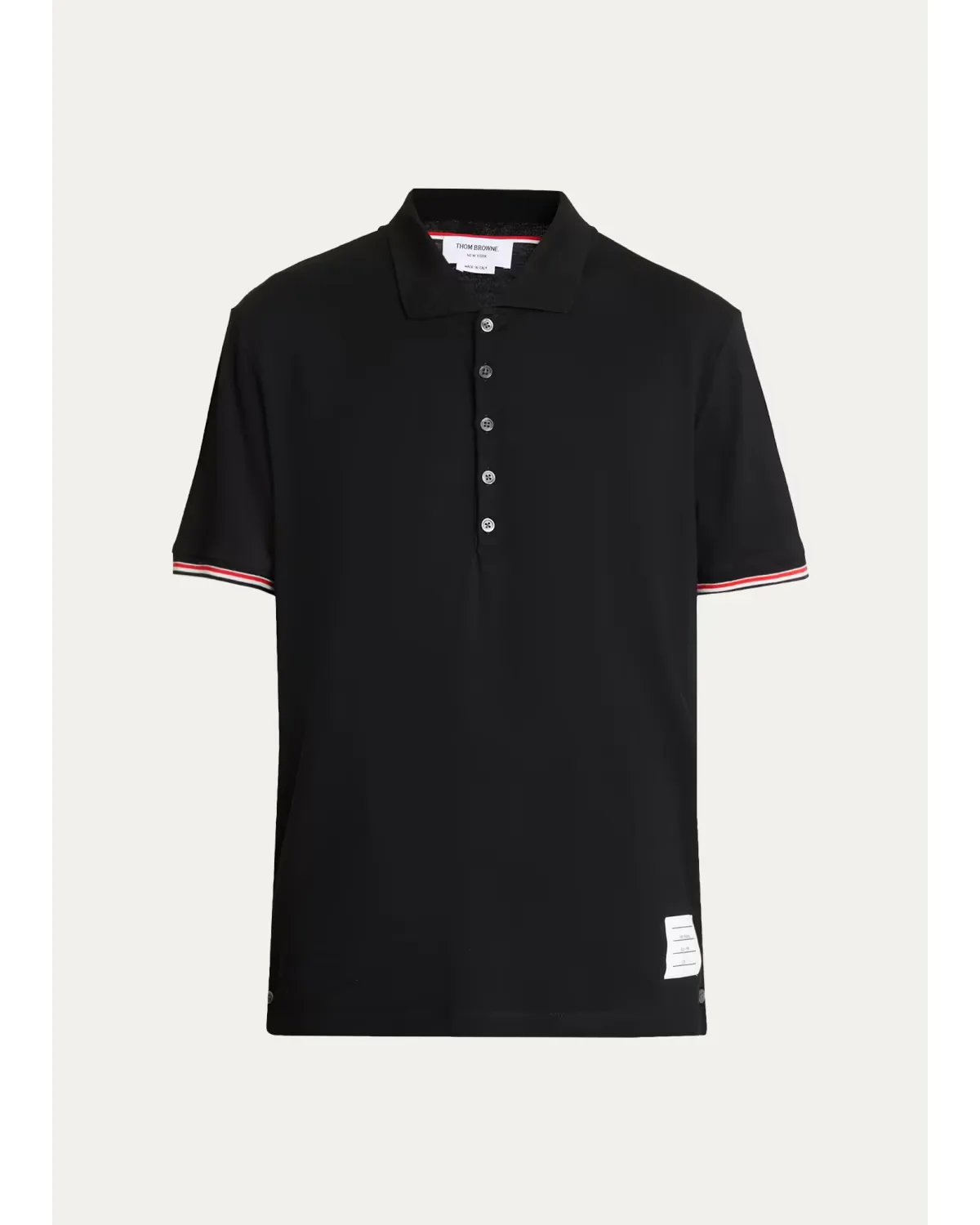 RWB Tipping Wool Jersey Polo Shirt by Thom Browne
