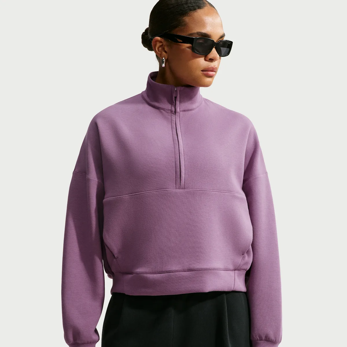 24.7 ImpossiblySoft Dri-FIT Oversized 1/2-Zip Top by Nike