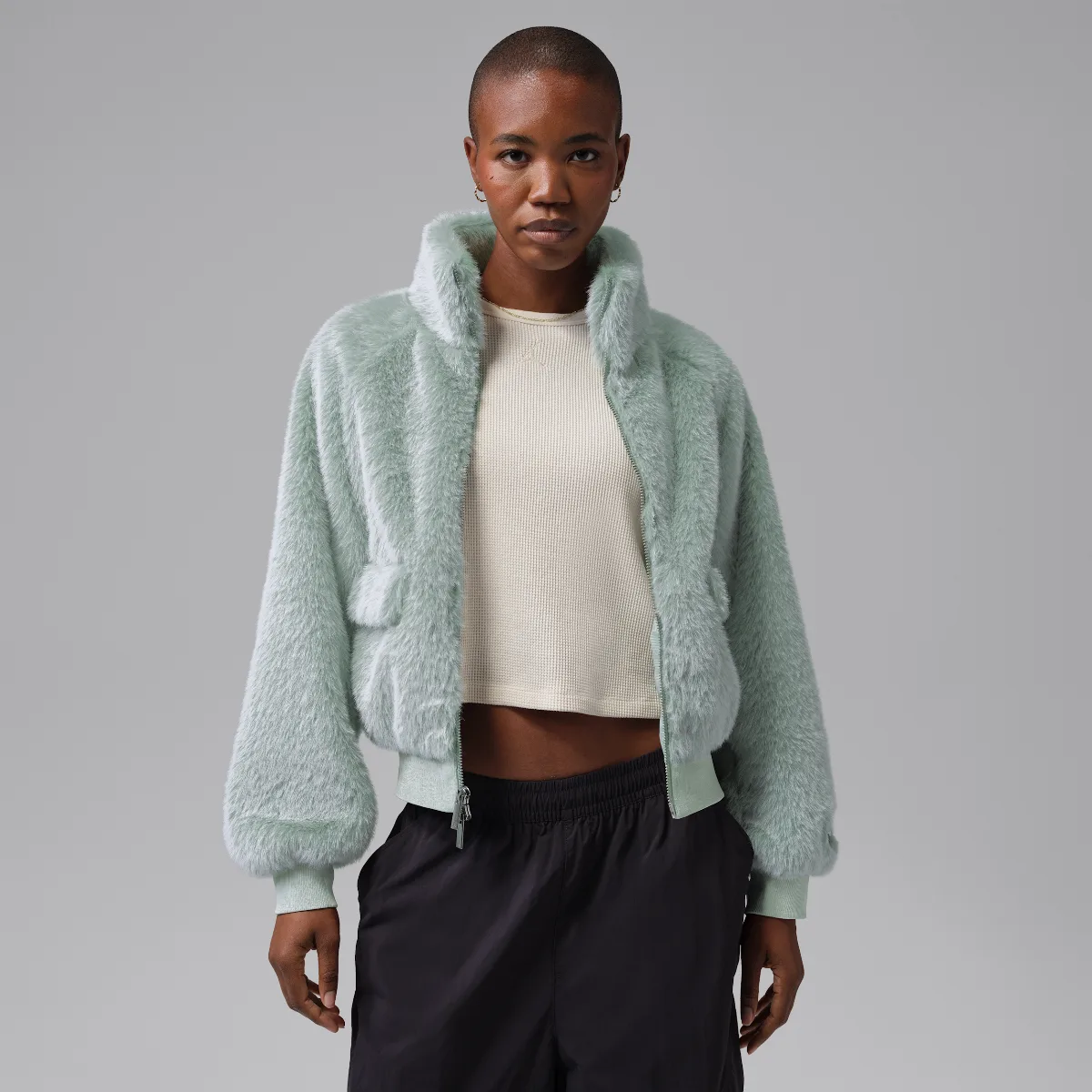 Jordan Flight Faux Fur Jacket by Jordan