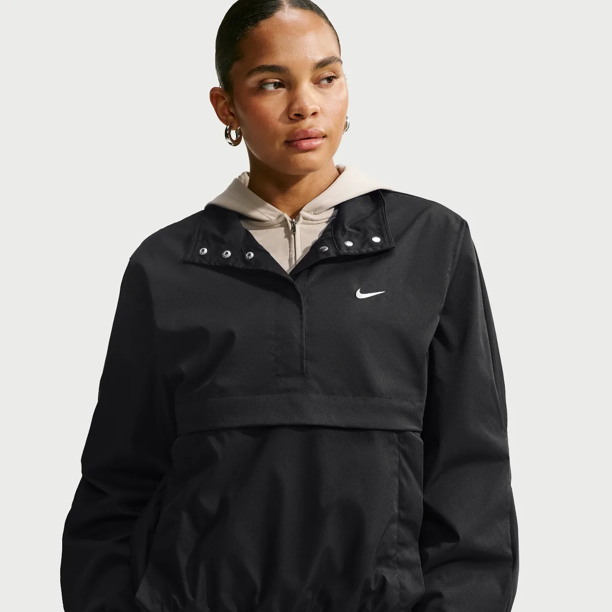 Nike Sportswear Loose 1/4-Snap Jacket by Nike