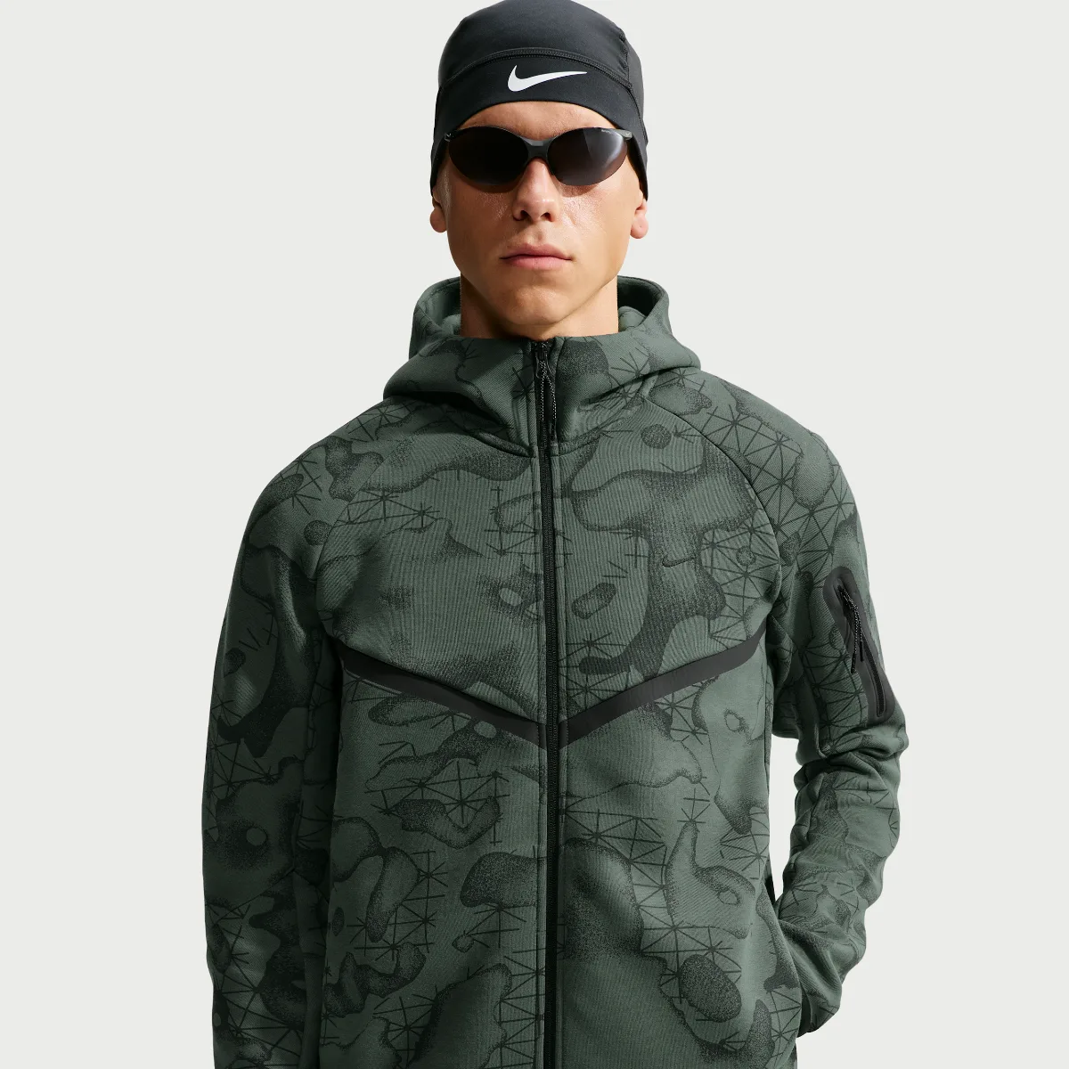 Tech Fleece Full-Zip All-Over-Print Windrunner Jacket by Nike