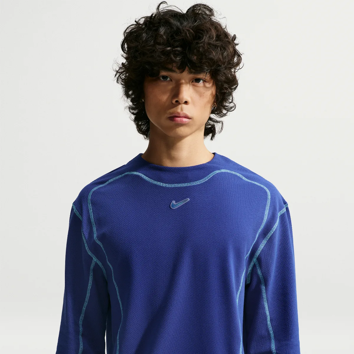 Project F.R.O.G. Bubble Long-Sleeve Waffle Top by Nike
