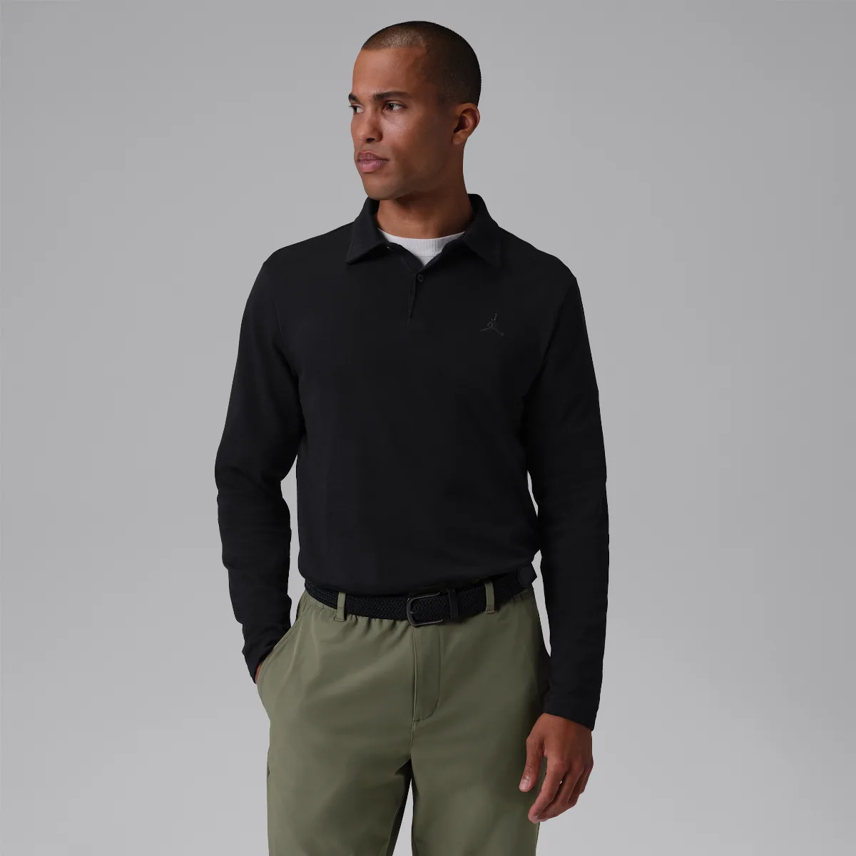 Jordan Sport Dri-FIT Long-Sleeve Golf Polo by Jordan