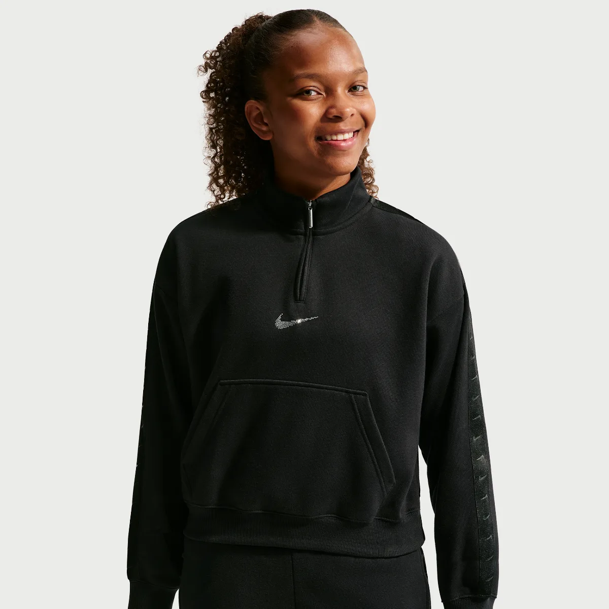 Nike Sportswear Studio Fleece 1/4-Zip Sweatshirt by Nike