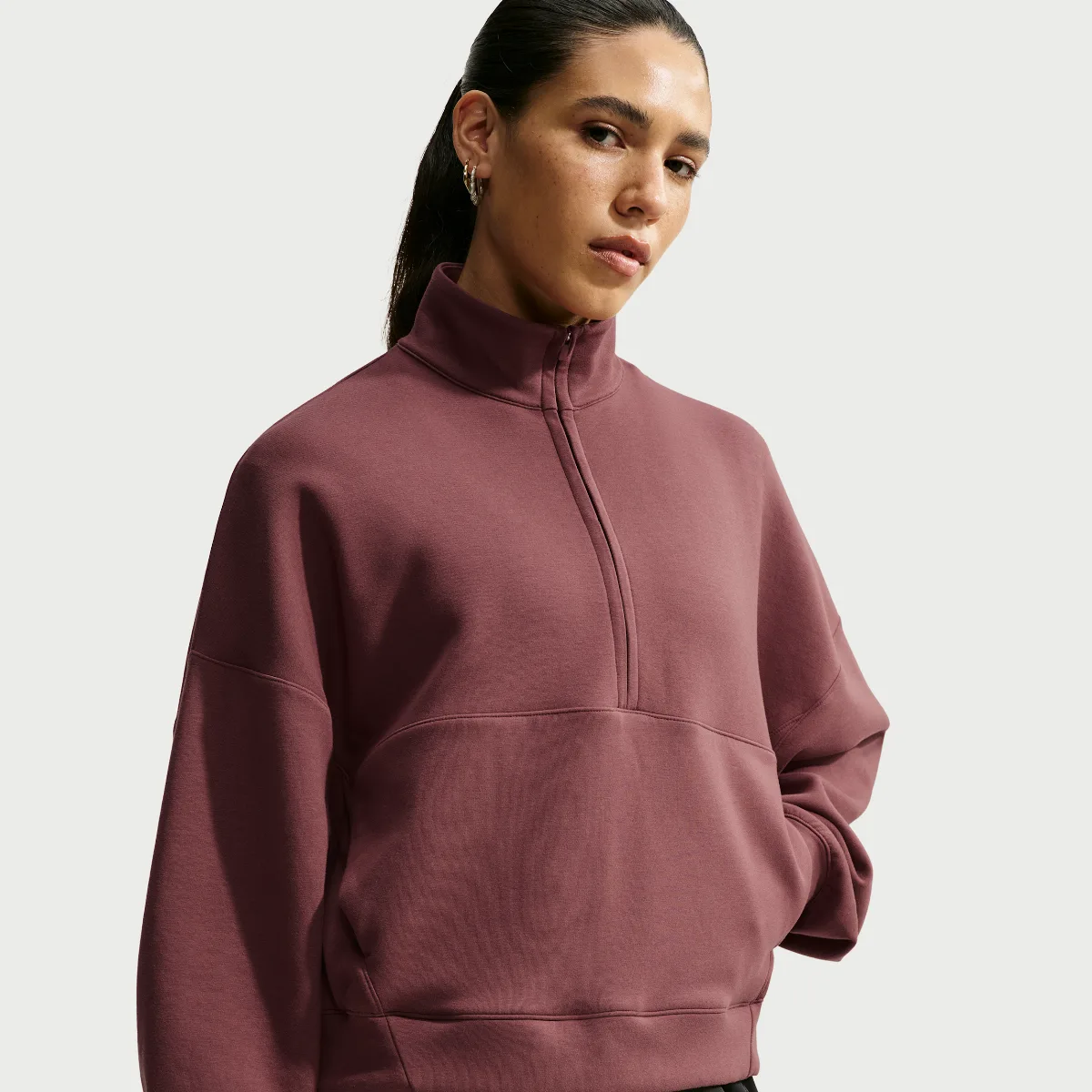 24.7 ImpossiblySoft Dri-FIT Oversized 1/2-Zip Top by Nike