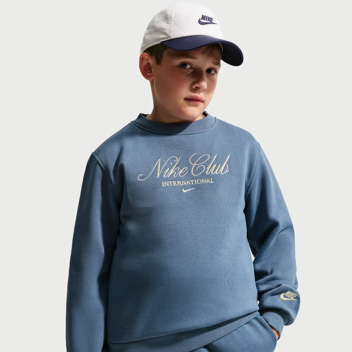 Sportswear Fleece Crew-Neck Sweatshirt by Nike