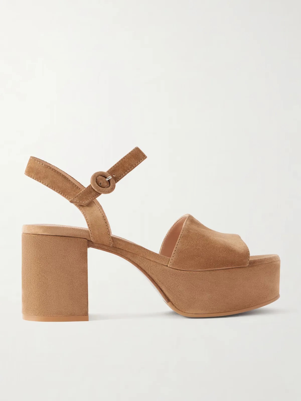 - Carol 35 Suede Platform Sandals -