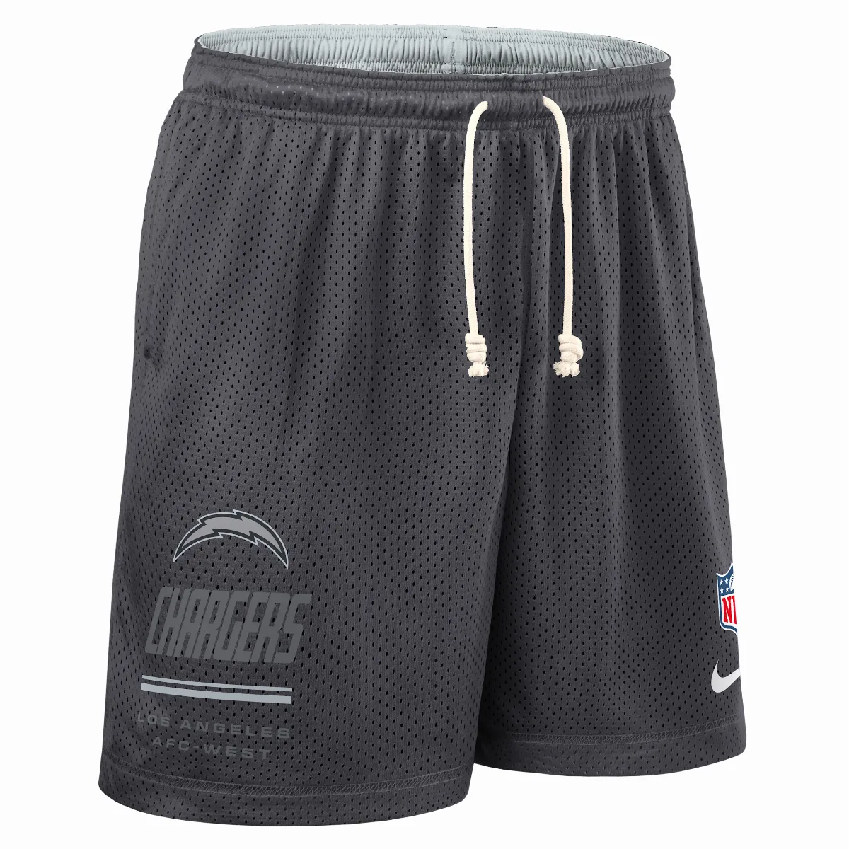 Los Angeles Chargers Sideline Reversible Dri-FIT NFL Shorts by Nike