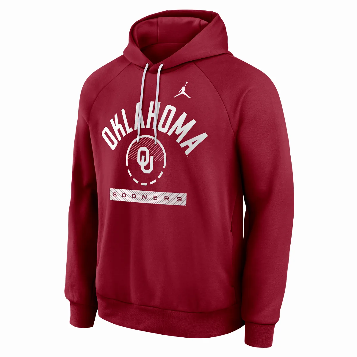 Oklahoma Courtside Jordan Brand Dri-FIT College Pullover Hoodie by Jordan