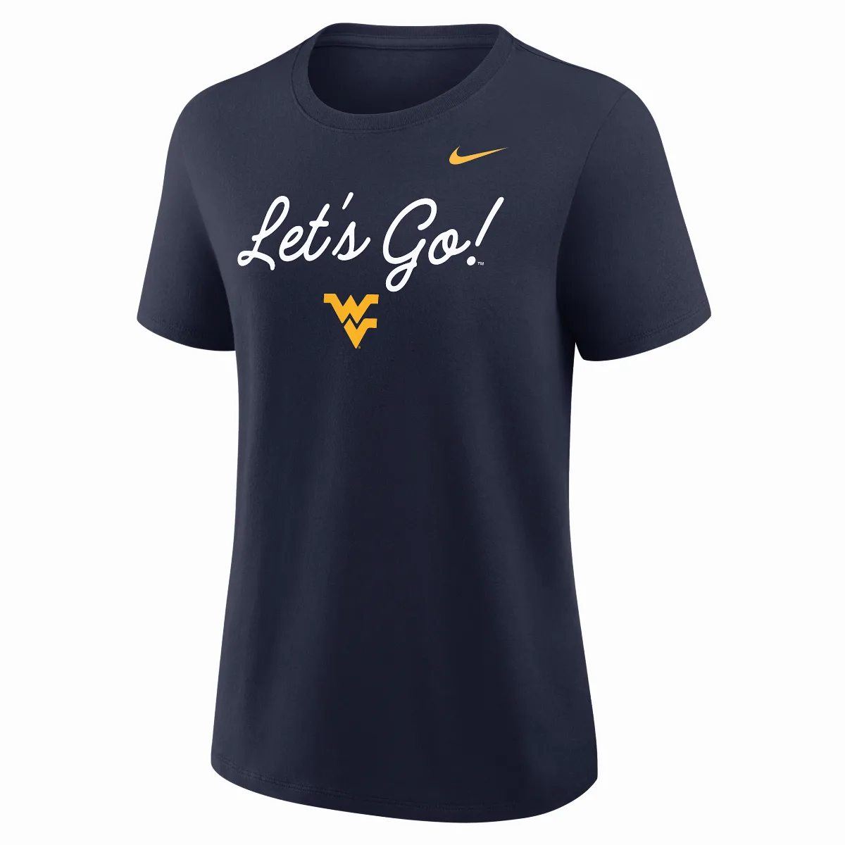 West Virginia Script Mantra Logo College T-Shirt by Nike