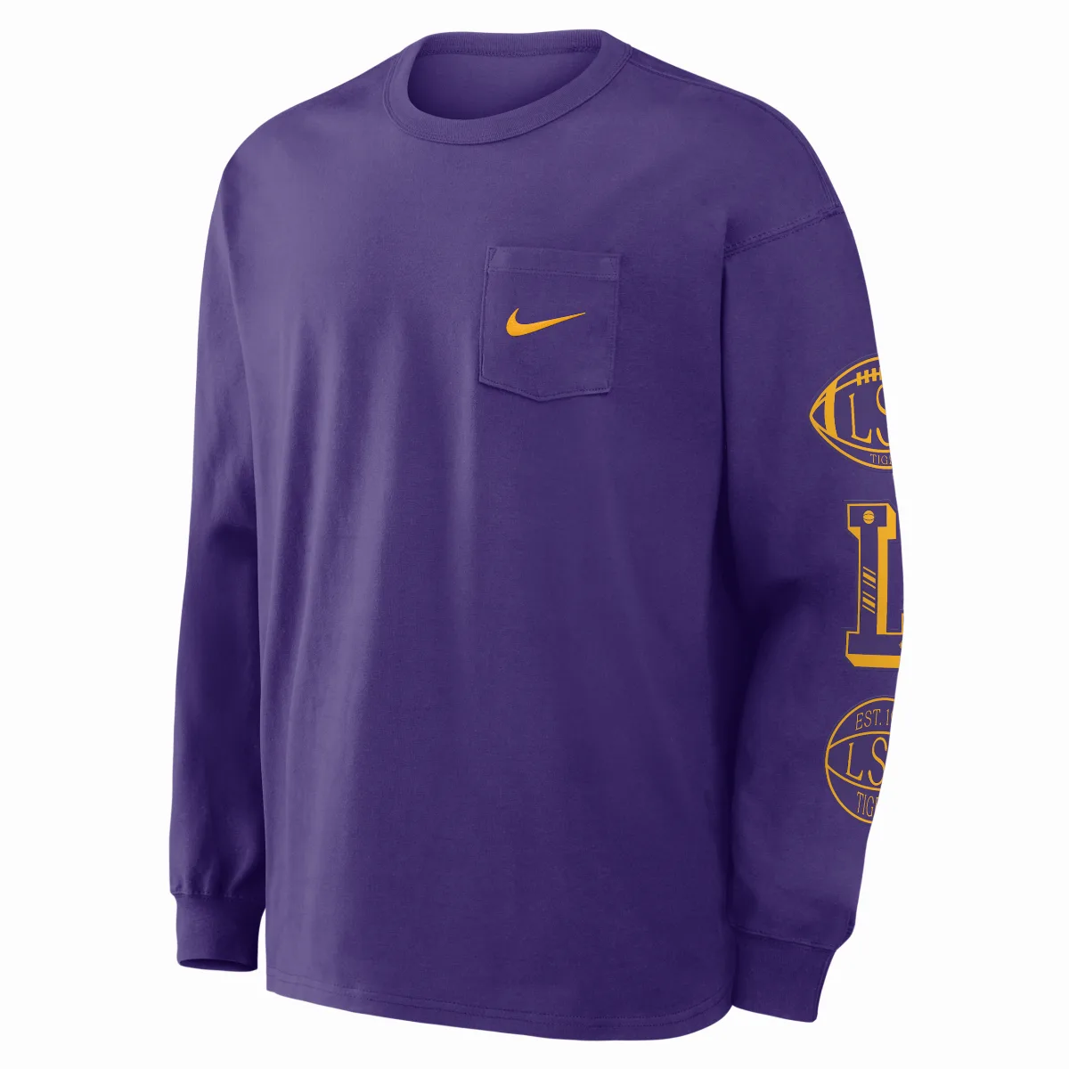 LSU Academic Max90 Pocket College Long-Sleeve T-Shirt by Nike