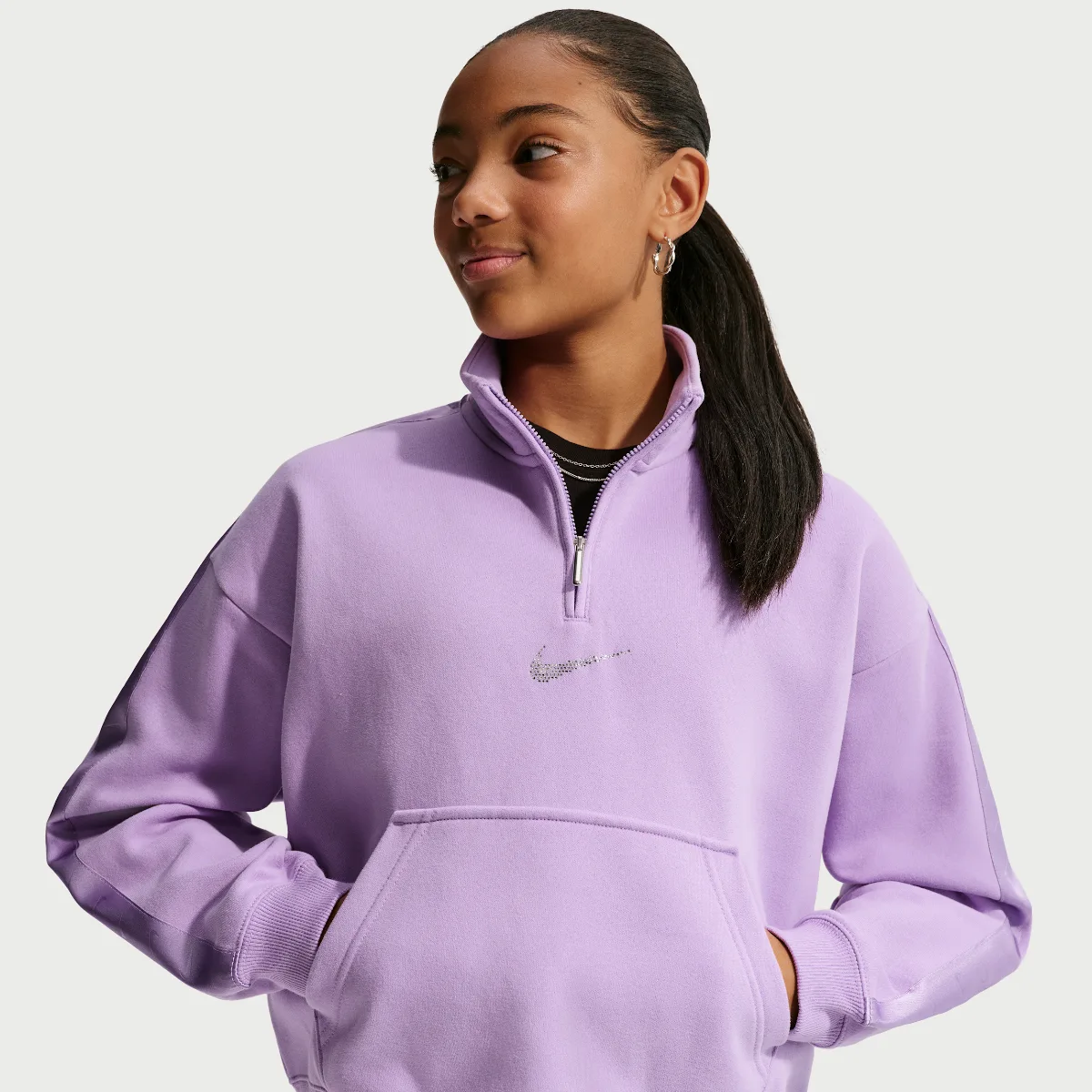 Sportswear Studio Fleece 1/4-Zip Sweatshirt by Nike