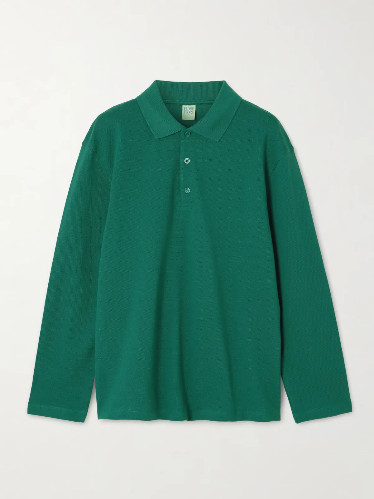 - Diana Organic Cotton-piqué Polo Shirt -