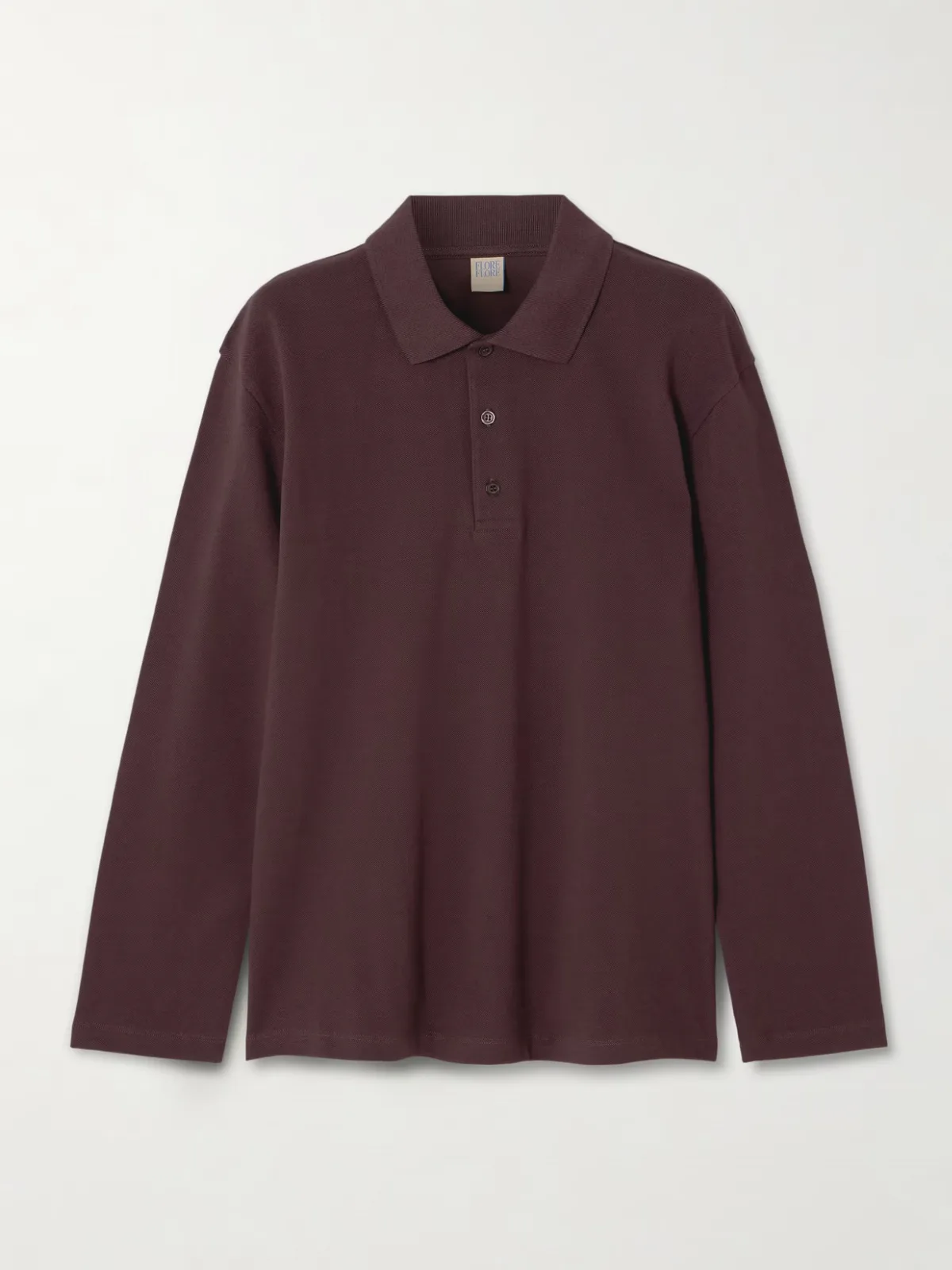 - Diana Organic Cotton-piqué Polo Shirt -